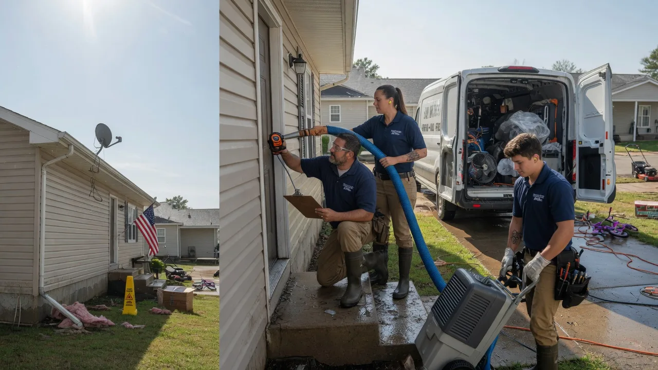 Ceiling Water Damage Restoration in Roscoe, MN near me